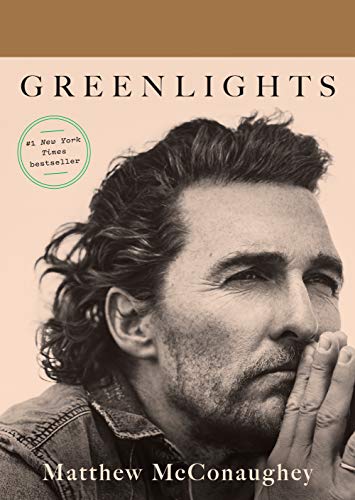 Greenlights Book Cover featuring Matthew McConaughey