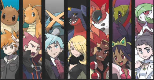 pictures of various  Pokemon trainers 