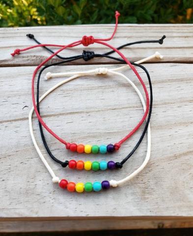 rainbow bracelet