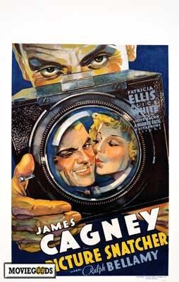 James Cagney movie poster.  A man holding a camera.
