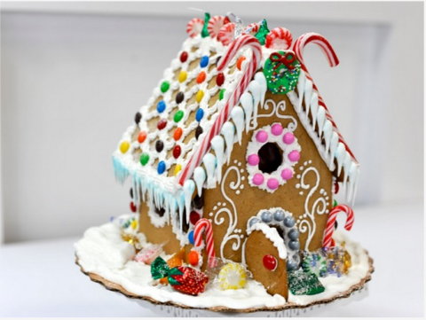 Teen Gingerbread House Decorating