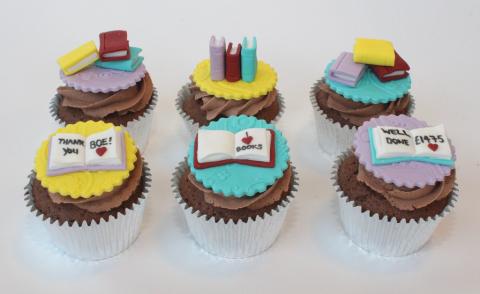 Book themed Cupcakes