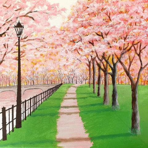 Spring Canvas Painting