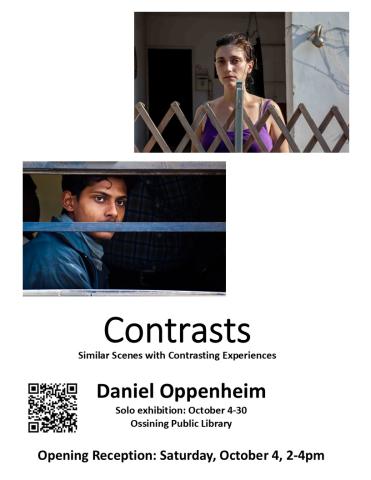 Photos of a woman and man on a white background.