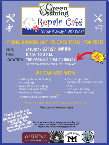 White lettering on a purple background.