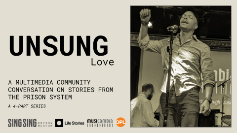 African American man with fist in the air on a black and white background.