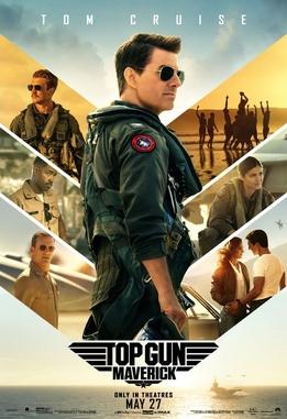 A promotional image of Top Gun Maverick