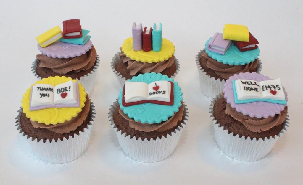 Book themed Cupcakes