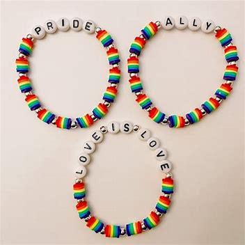 Colorful beaded bracelets