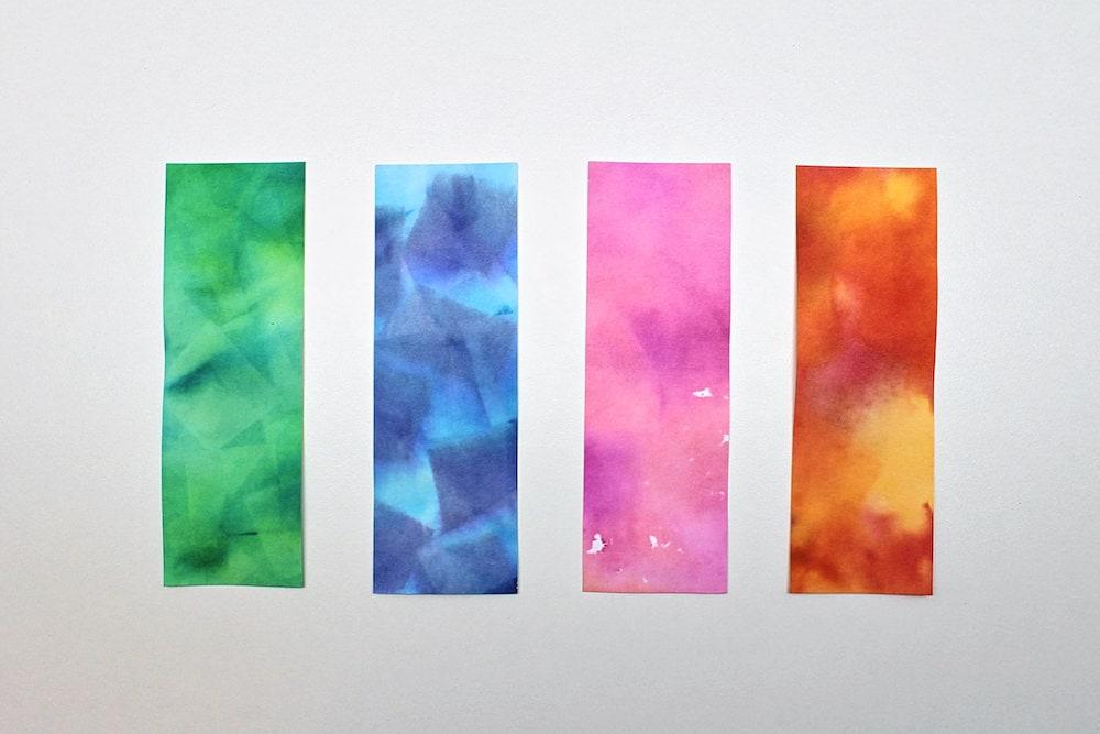 Teen DIY Crafts: Bleeding Tissue Paper Bookmarks