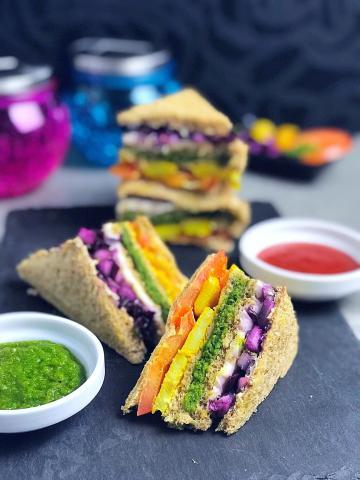 Foodie Fun: Rainbow Sandwiches
