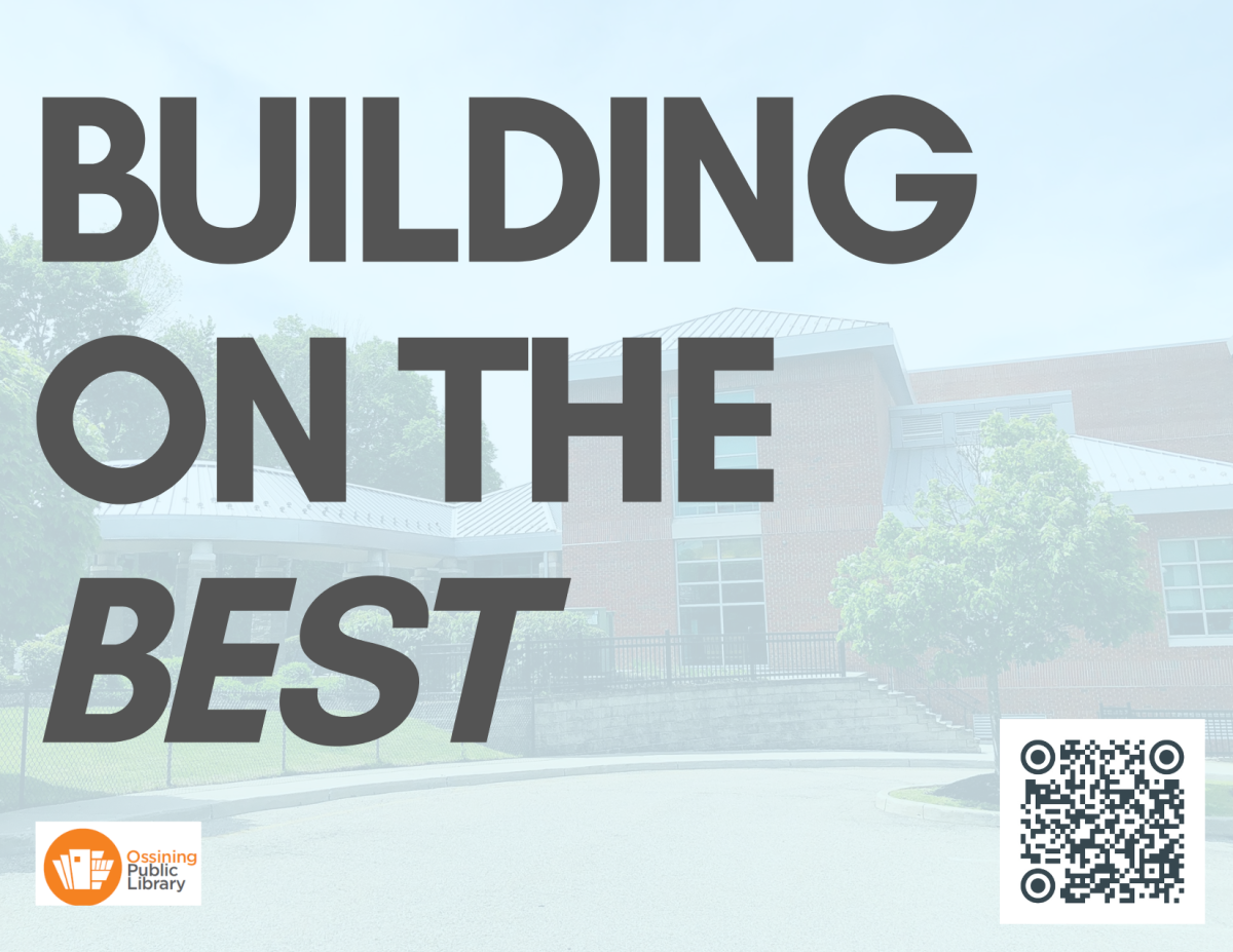 Picture of the library facility with the words Building on the Best